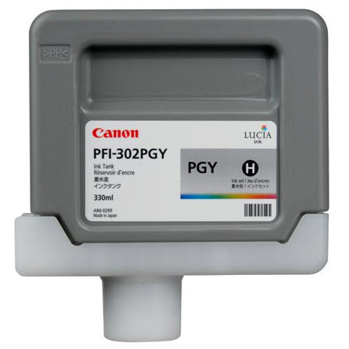 OEM Canon PFI-302PGY Photo Gray Ink Cartridge