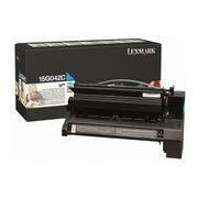 OEM Lexmark 15G042C High Yield Cyan Laser Toner Cartridge (15,000 Pages)