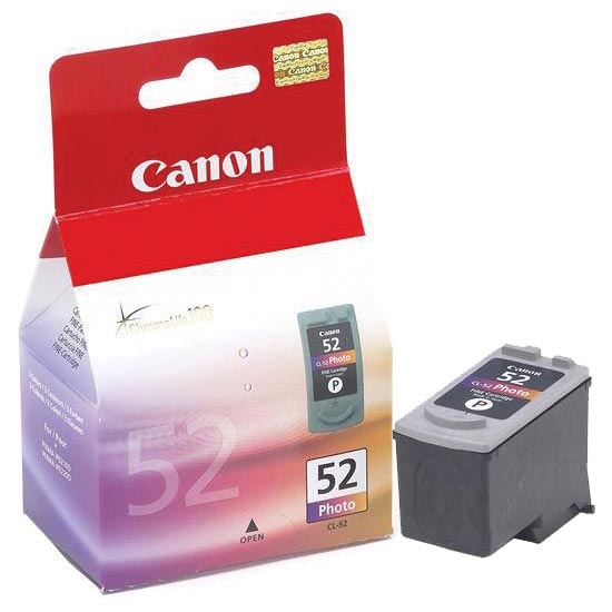OEM Canon CL52 High Yield Photo Inkjet Cartridge (710 Pages)