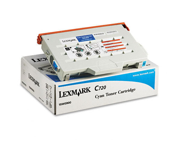 OEM Lexmark 15W0900 Cyan Laser Toner Cartridge