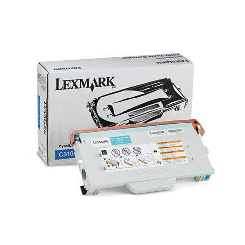 OEM Lexmark 20K0500 Cyan Laser Toner Cartridge (3,000 Pages)