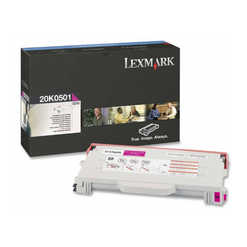 OEM Lexmark 20K0501 Magenta Laser Toner Cartridge (3,000 Pages)