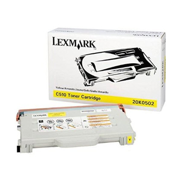 OEM Lexmark 20K0502 Yellow Toner Cartridge (3,000 Pages)