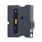 OEM Brother TXB511 Black on Fluorescent Orange Tape Cartridge