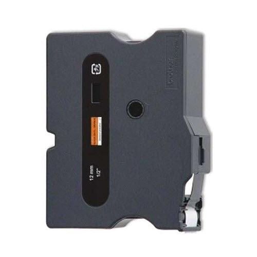 OEM Brother TXB511 Black on Fluorescent Orange Tape Cartridge