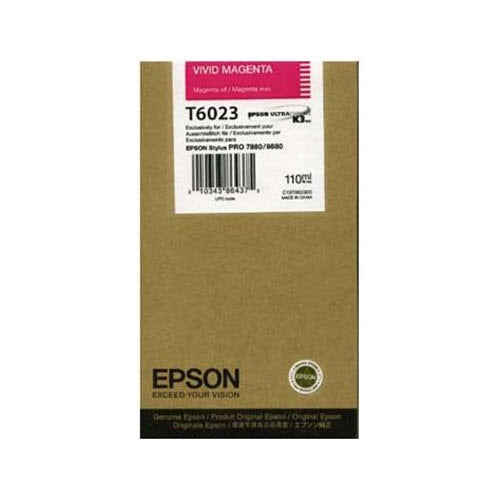 OEM Epson T602300 Vivid Magenta Ink Cartridge