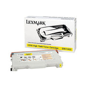 OEM Lexmark 20K1402 Yellow High Yield Laser Toner Cartridge (6,600 Pages)