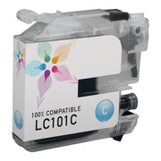 Compatible Brother LC101C Cyan Ink Cartridge (300 Pages)