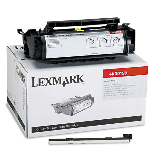 OEM Lexmark 4K00199 Black Laser Toner Cartridge (10,000 Pages)