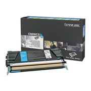 OEM Lexmark C5200CS Cyan Laser Toner Cartridge (1,500 Pages)