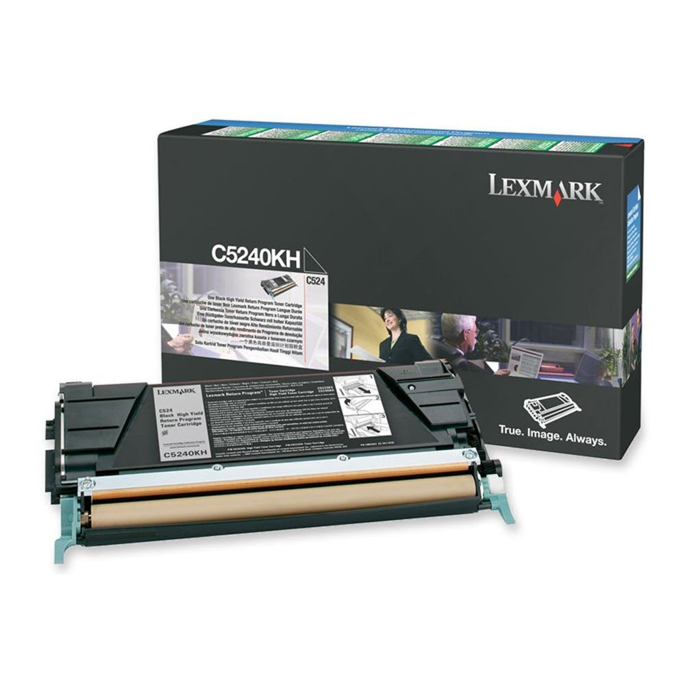 OEM Lexmark C5240KH Black Laser Toner Cartridge (8,000 Pages)