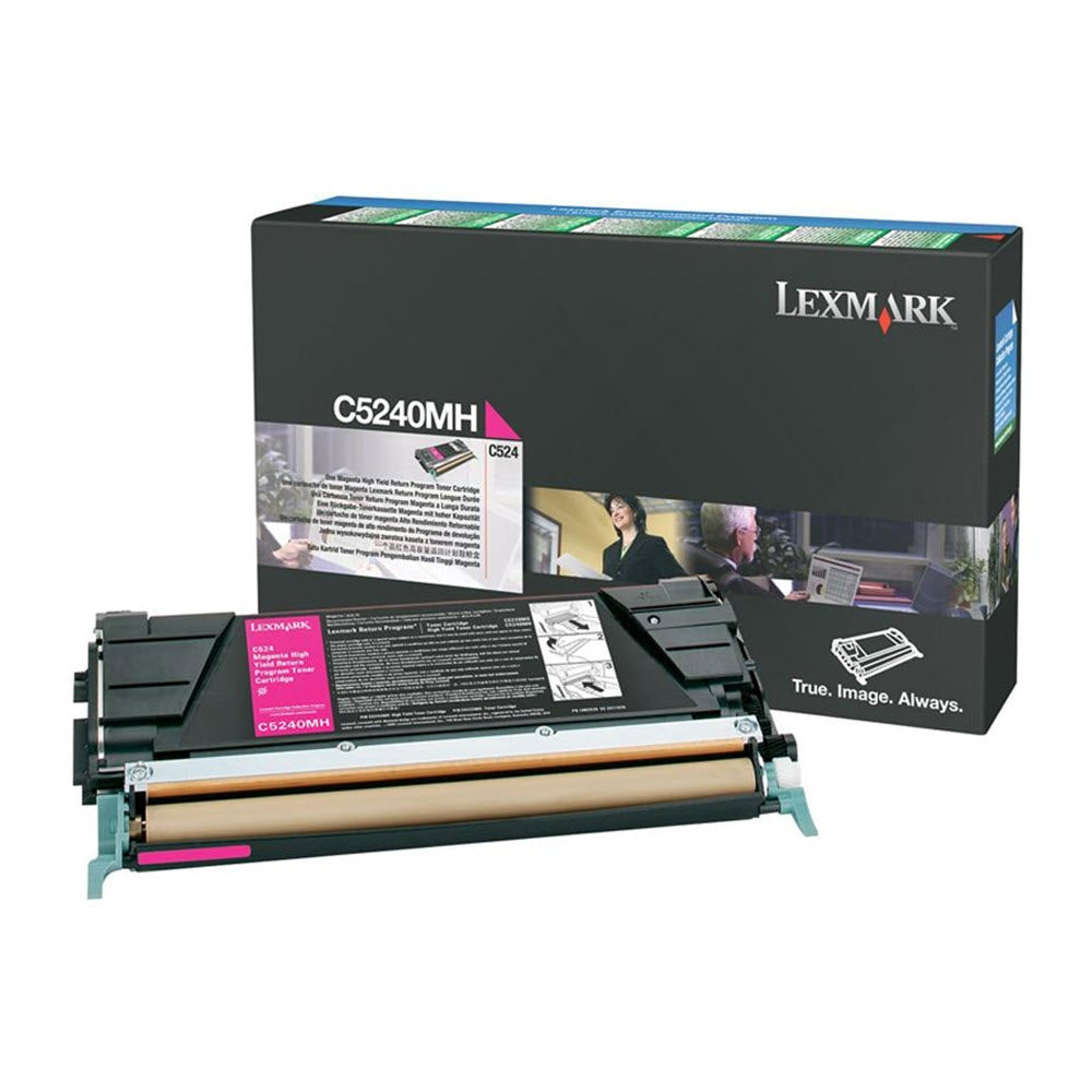 OEM Lexmark C5240MH Magenta Laser Toner Cartridge (5,000 Pages)
