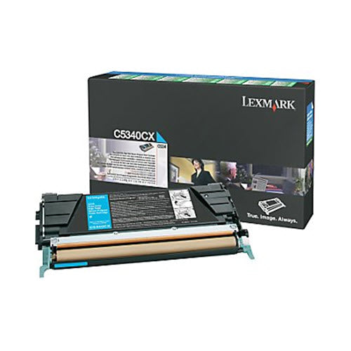 OEM Lexmark C5340CX Extra High Yield Cyan Laser Toner Cartridge (7,000 Pages)