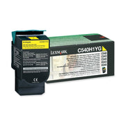 OEM Lexmark C540H1YG Yellow High Yield Laser Toner Cartridge (2,000 Pages)