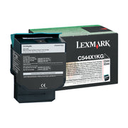 OEM Lexmark C544X1KG Black Laser Toner Cartridge (6,000 Pages)
