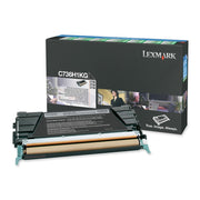OEM Lexmark C736H1KG Black Laser Toner Cartridge (12,000 Pages)