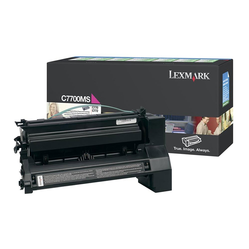OEM Lexmark C7700MS Magenta Laser Toner Cartridge (6,000 Pages)