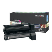 OEM Lexmark C7700MS Magenta Laser Toner Cartridge (6,000 Pages)