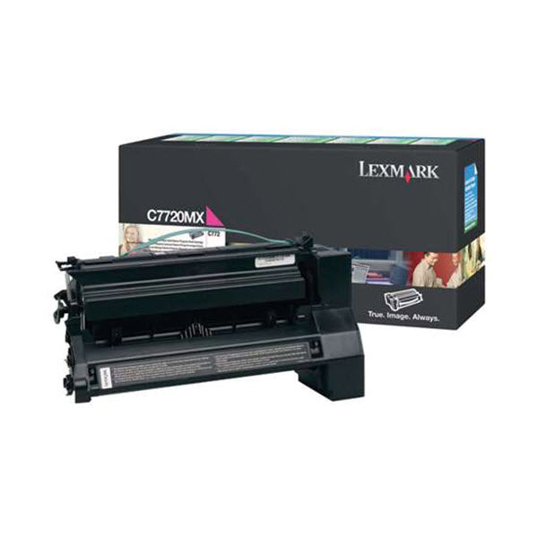 OEM Lexmark C7720MX Magenta Laser Toner Cartridge (15,000 Pages)