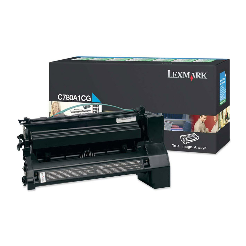 OEM Lexmark C780A1CG Cyan Toner Cartridge (6,000 Pages)