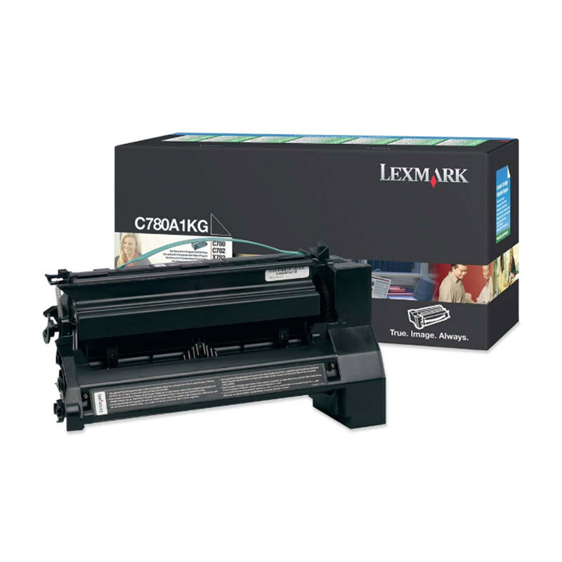 OEM Lexmark C780A1KG Black Laser Toner Cartridge (6,000 Pages)