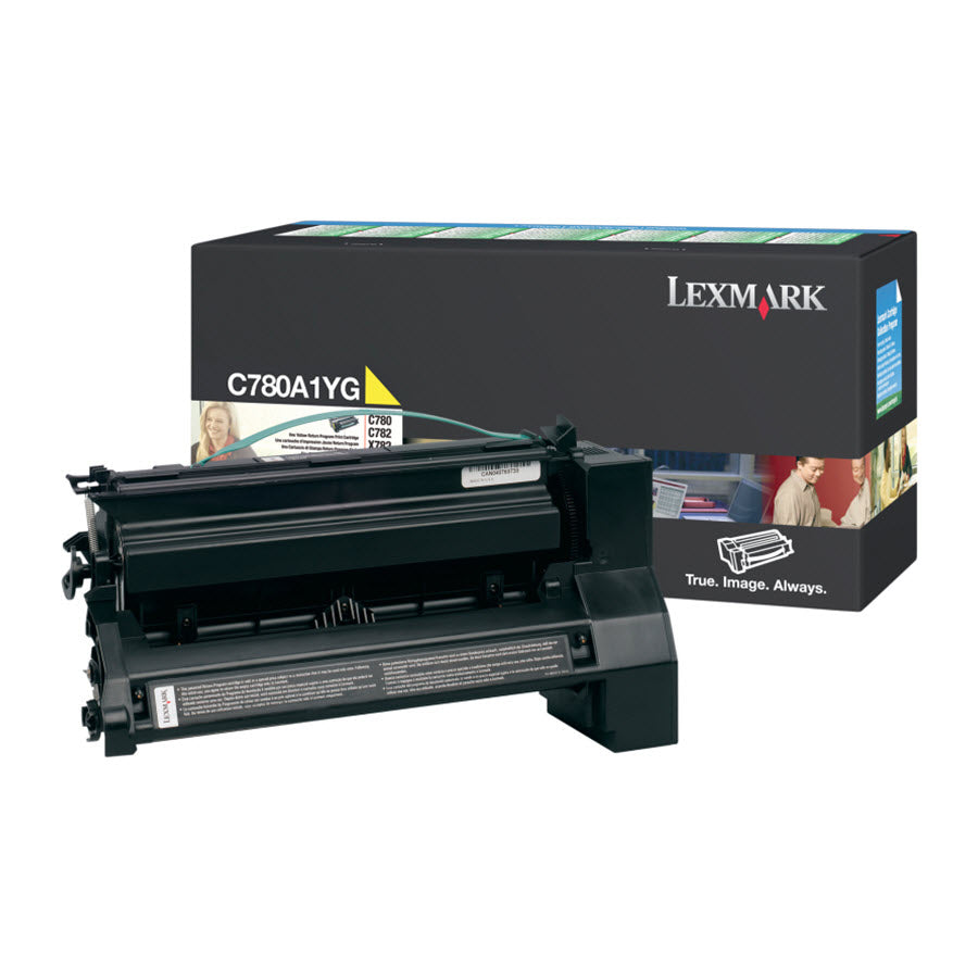 OEM Lexmark C780A1YG Yellow Laser Toner Cartridge (6,000 Pages)
