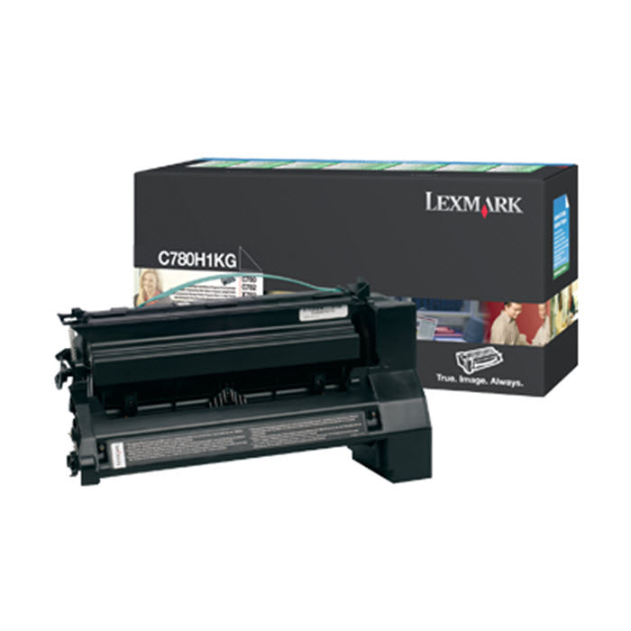 OEM Lexmark C780H1KG Black Laser Toner Cartridge (10,000 Pages)