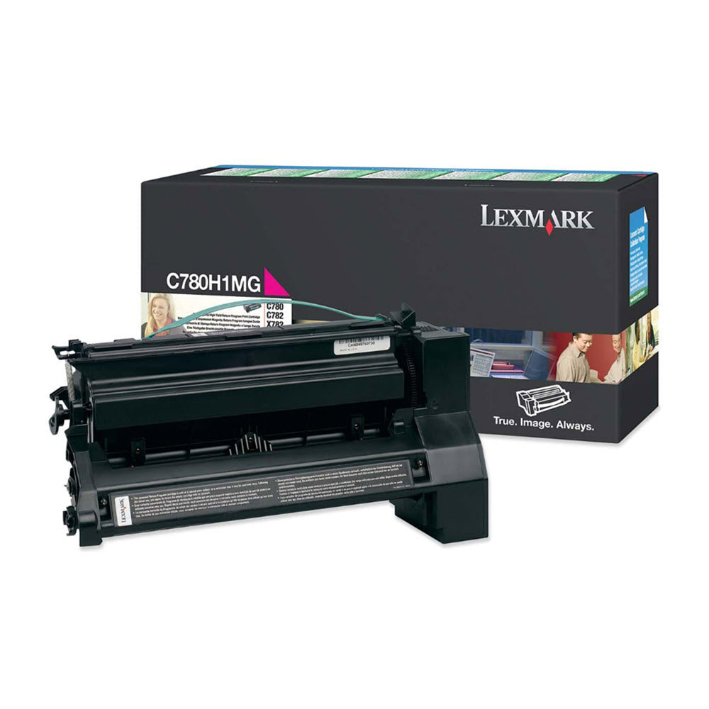 OEM Lexmark C780H1MG High Yield Magenta Laser Toner Cartridge (10,000 Pages)