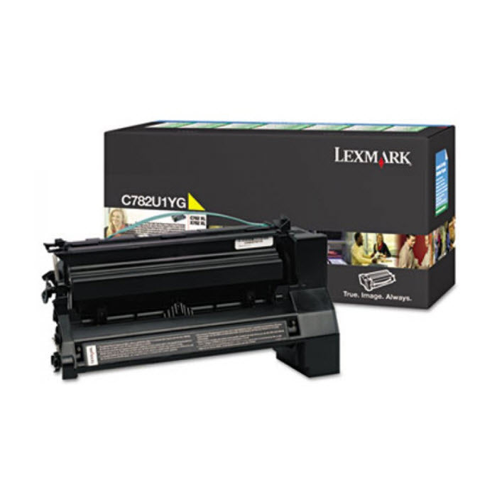 OEM Lexmark C782U1YG Yellow Laser Toner Cartridge (16,500 Pages)