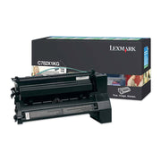 OEM Lexmark C782X1KG Black Laser Toner Cartridge (15,000 Pages)