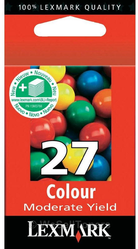 OEM Lexmark 10N0227 Color Ink Cartridge (140 Pages)
