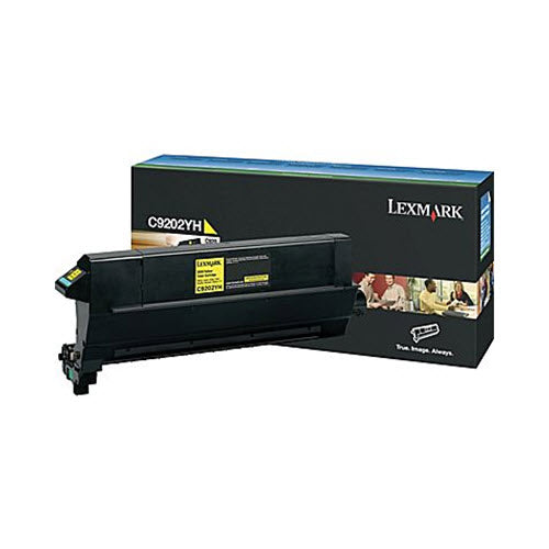 OEM Lexmark C9202YH Yellow Laser Toner Cartridge (14,000 Pages)