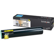 OEM Lexmark C930H2YG Yellow Laser Toner Cartridge (24,000 Pages)