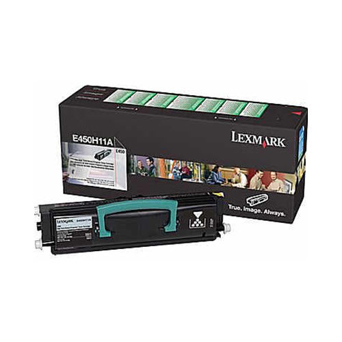 OEM Lexmark E450H11A Black Laser Toner Cartridge (11,000 Pages)