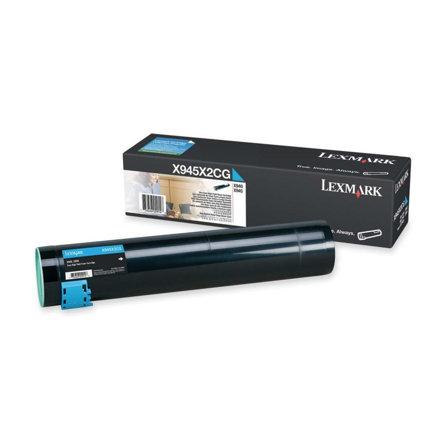 OEM Lexmark X945X2CG Cyan Laser Toner Cartridge (22,000 Pages)