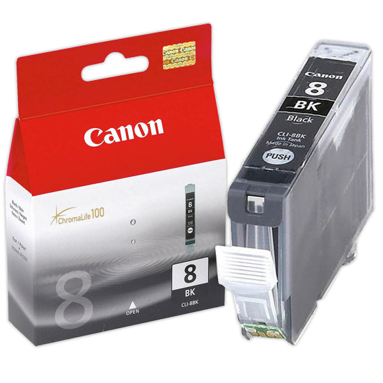 OEM Canon CLI8Bk Black Ink Cartridge (280 Pages)