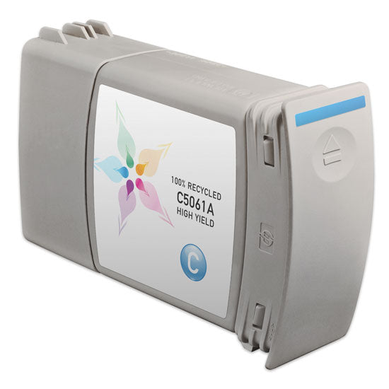 Remanufactured HP C5061A High-Yield Cyan Ink Cartridge