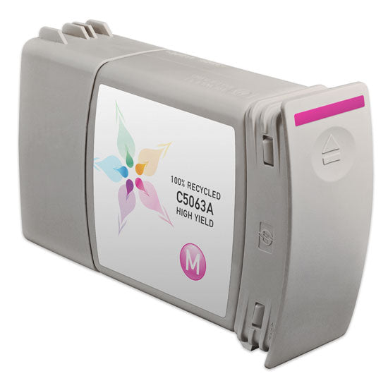 Remanufactured HP C5063A High-Yield Magenta Ink Cartridge