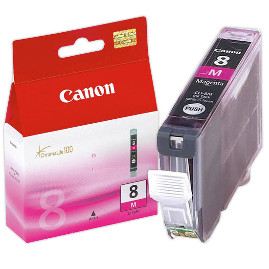 OEM Canon CLI8M Magenta Ink Cartridge (280 Pages)