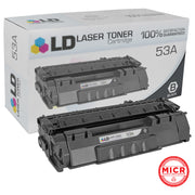 Compatible LD Q7553A Black Toner Cartridge (3,000 Pages)