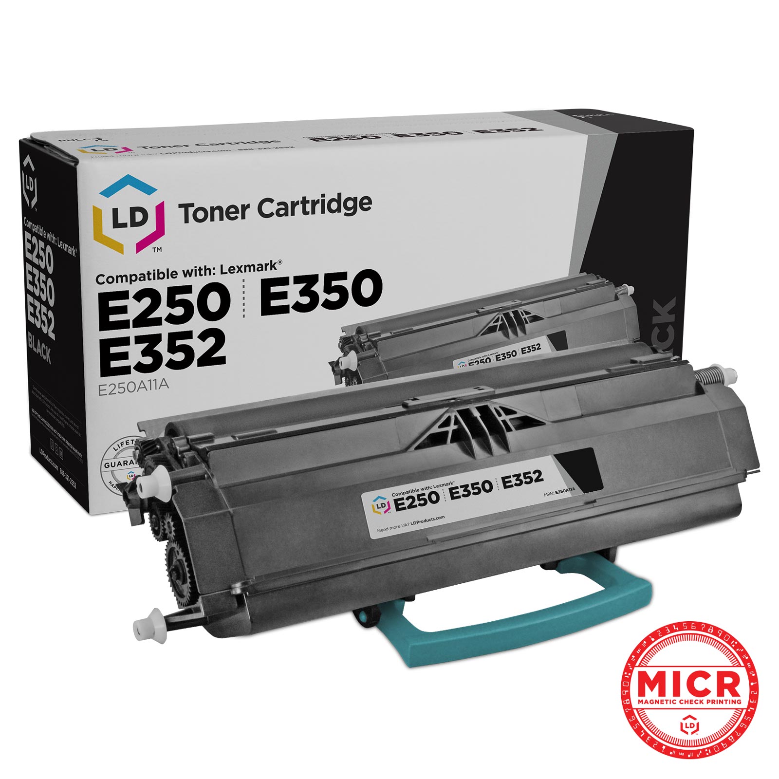 Remanufactured Lexmark E250A11A Black Toner Cartridge (3,500 Pages)