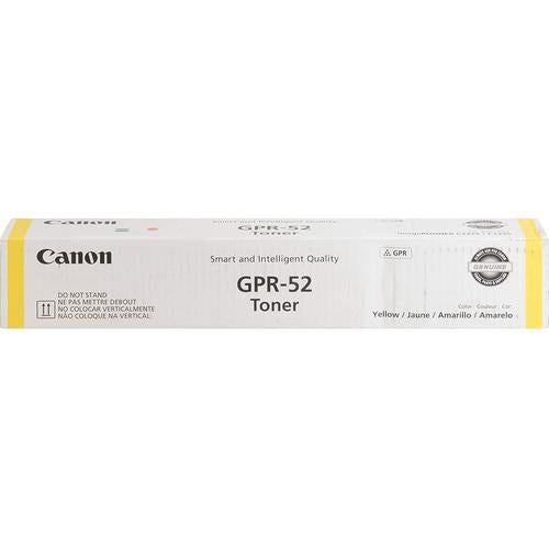 OEM Canon GPR-52 Yellow Toner Cartridge (11,500 Pages)