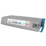 Remanufactured Okidata 41963003 Cyan Laser Toner Cartridge (10,000 Pages)