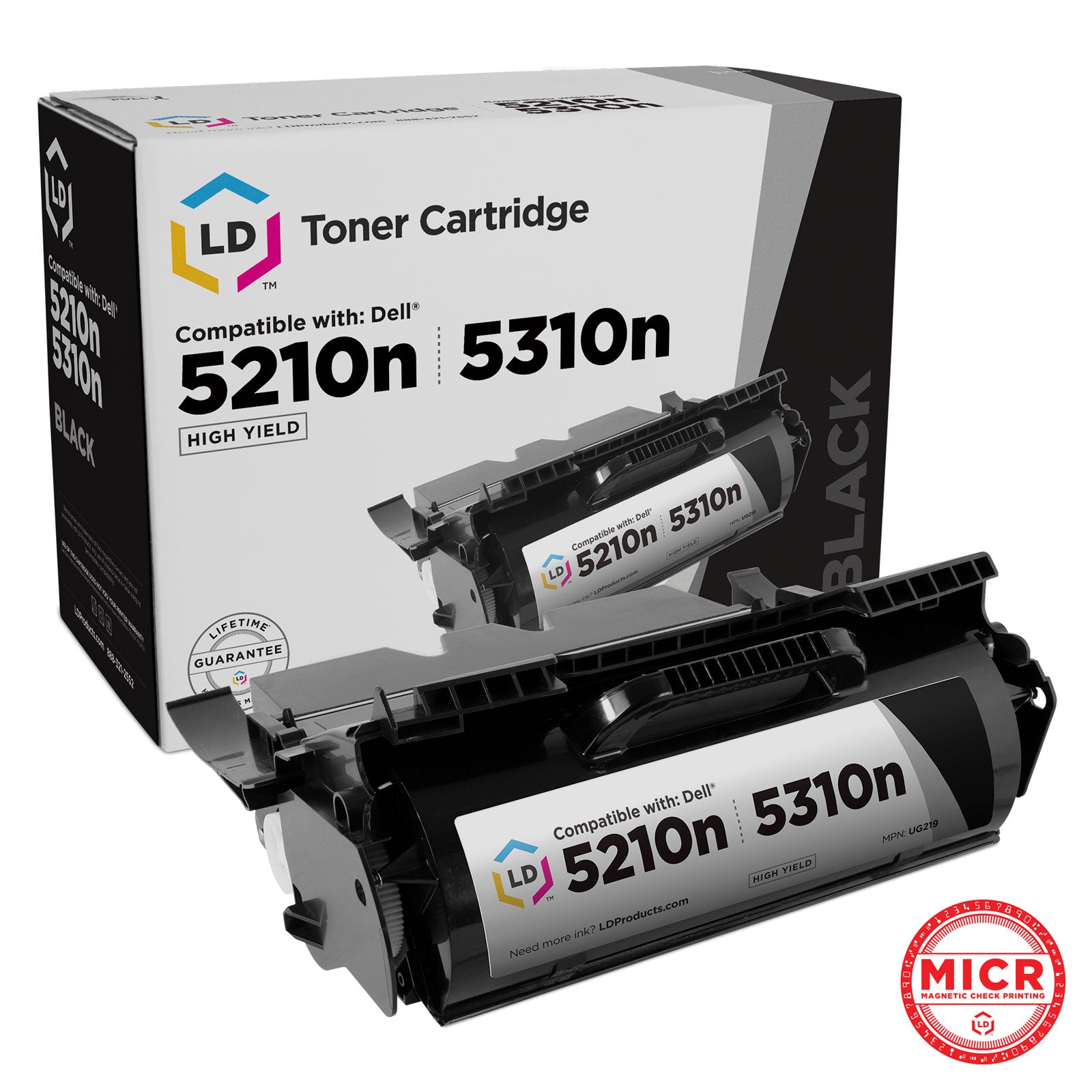 Compatible Dell 341-2919 Black MICR Toner Cartridge (20,000 Pages)