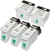 Set of 5 Remanufactured Epson T007/T008 Multi Ink Cartridges