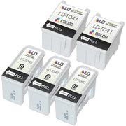 Set of 5 Remanufactured Epson T040120/T041020 Multi Ink Cartridges