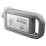 Compatible Canon PFI-703C Cyan Ink Cartridge (700 Pages)