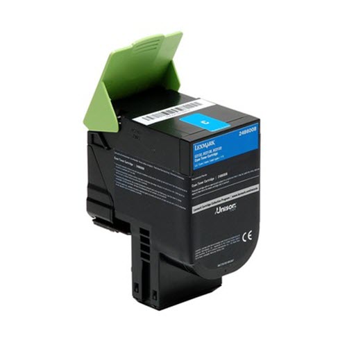 OEM Lexmark 24B6008 High Yield Cyan Toner Cartridge (3,000 Pages)