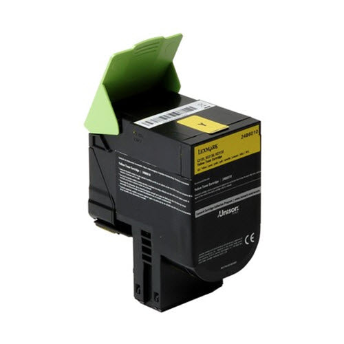OEM Lexmark 24B6010 Extra HY Yellow Toner Cartridge (3,000 Pages)