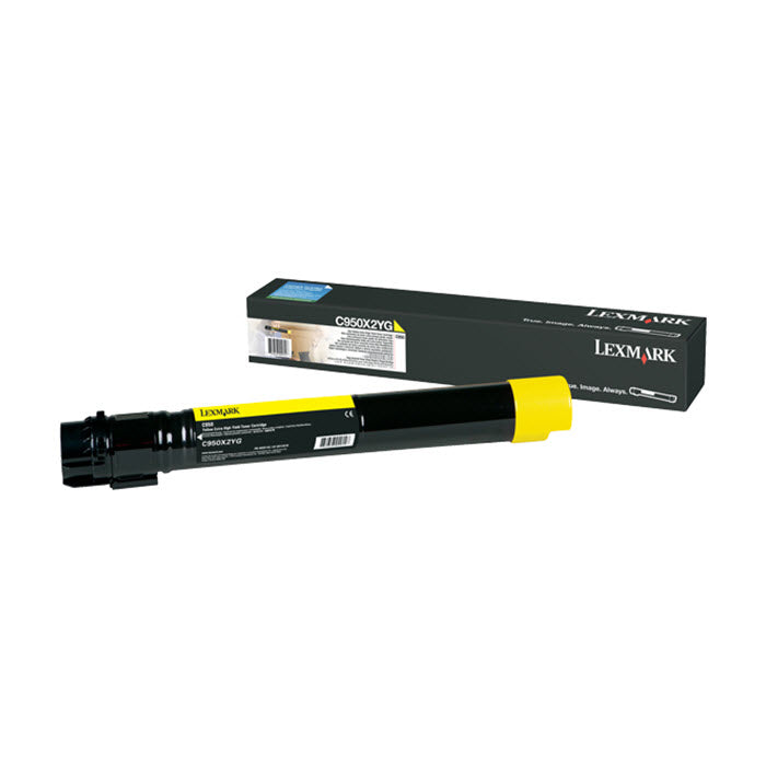 OEM Lexmark C950X2YG Yellow Toner Cartridge (22,000 Pages)